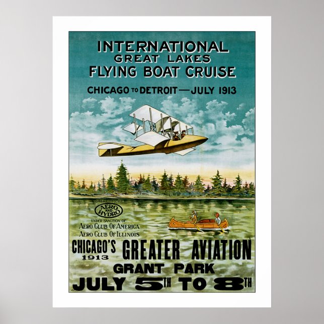 Great Lakes Flying Boat Poster (Front)