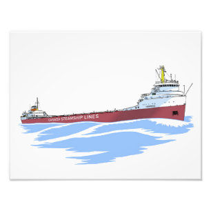 Great Lakes freighter Frontenac (CSL) Photo Print