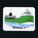 Great Lakes freighter Shenango II Magnet<br><div class="desc">Great Lakes freighter Shenango II -- original and first of three names for this boat.</div>