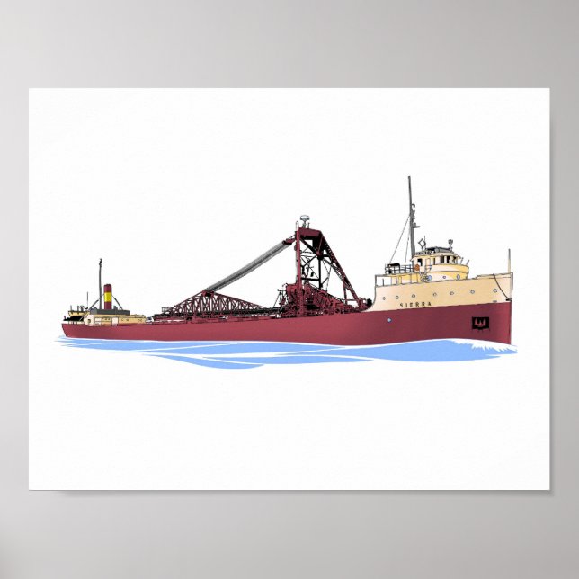 Great Lakes Freighter Sierra (Columbia) Poster (Front)