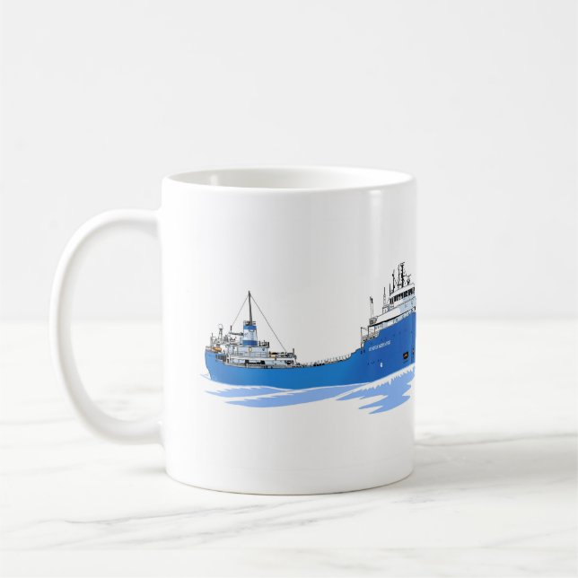 Great Lakes freighter Voyageur Independent Coffee Mug (Left)