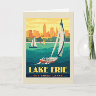 Great Lakes   Lake Erie Card