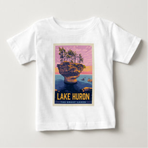 Great Lakes   Lake Huron Baby T-Shirt