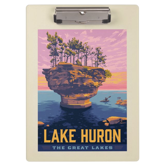 Great Lakes | Lake Huron Clipboard (Front)