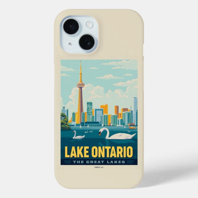 Great Lakes | Lake Ontario Case-Mate iPhone Case (Back)
