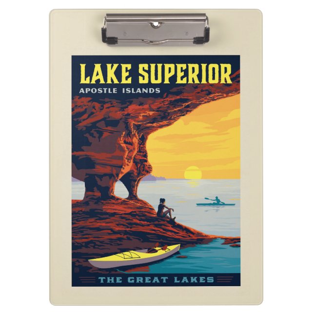 Great Lakes | Lake Superior Clipboard (Front)