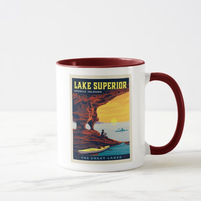 Great Lakes | Lake Superior Mug (Right)