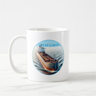 Great Lakes Ore Freighter Coffee Mug