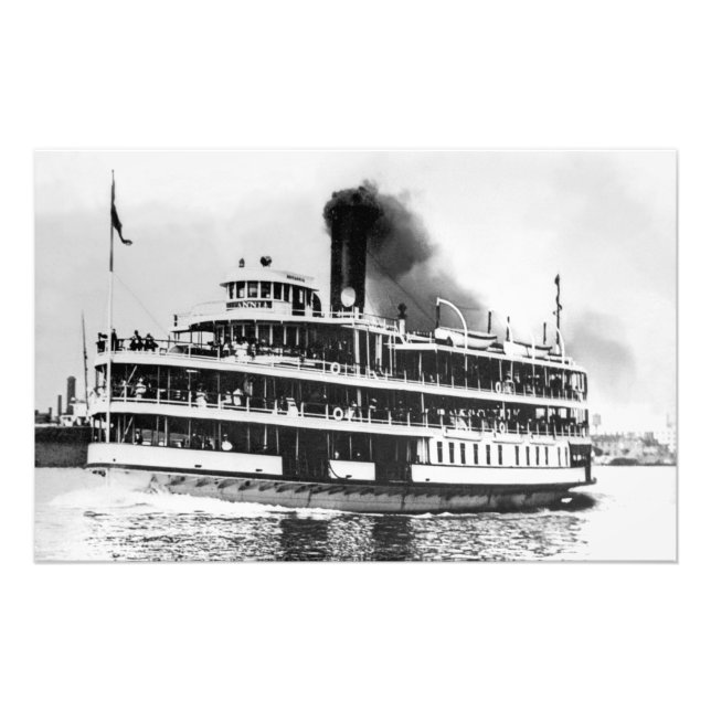 Great Lakes passenger steamer Excursion Photo Print (Front)