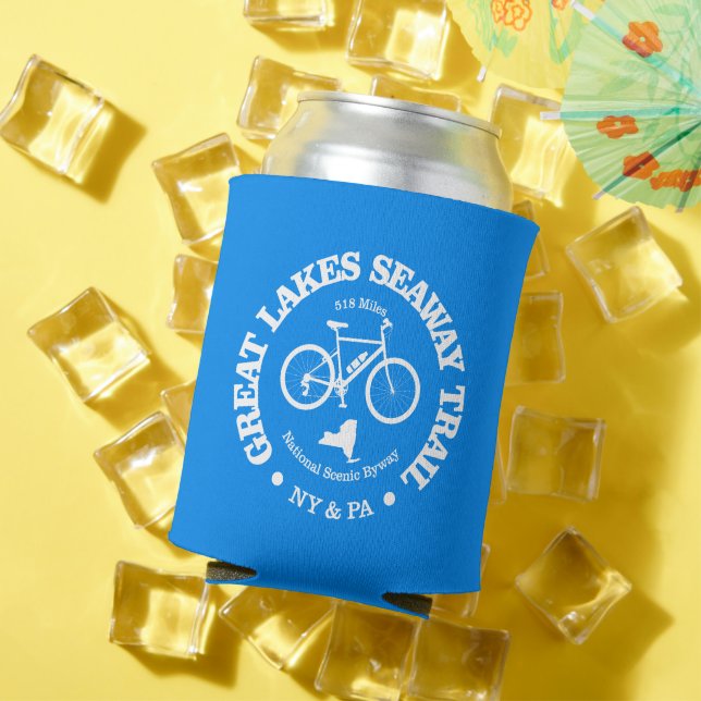Great Lakes Seaway Trail (cycling) Can Cooler (In Situ Summer)