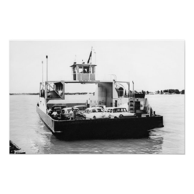 Great Lakes steamer ferry Daldean 1950s Photo Print (Front)