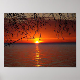 Great Lakes Sunset by Bobby Mikul canvas print