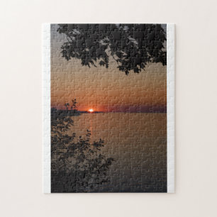 Great Lakes Sunset Jigsaw Puzzle