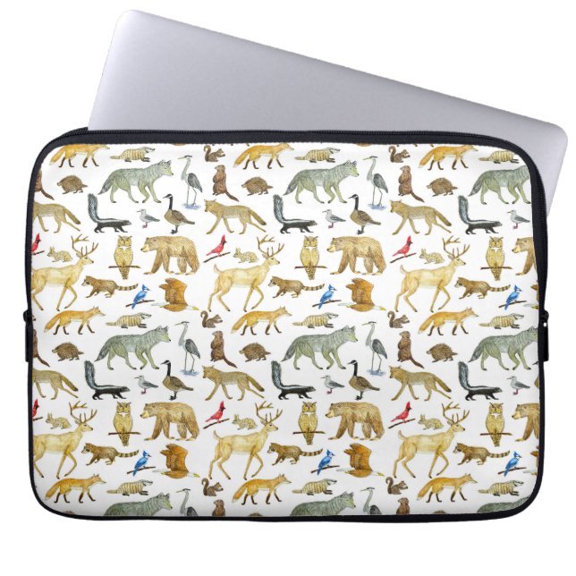 Great Lakes Wildlife 13" Laptop Case (Front)