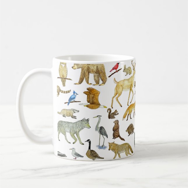 Great Lakes Wildlife Mug (Left)