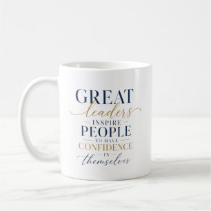 Great Leader Confidence Inspiration Coffee Mug