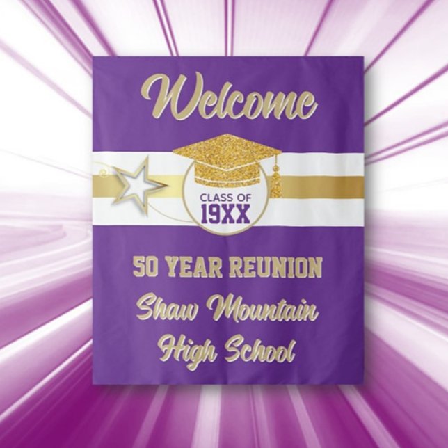 Great Look! 50 Year Class Reunion Tapestry (Creator Uploaded)