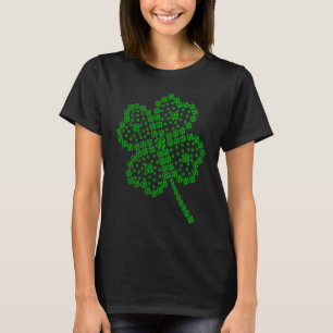 Great Lucky Four Leaf C St Patrick Day Matching Fa T-Shirt