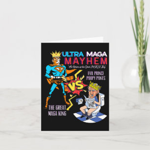Great Maga King Donald Trump Biden Usa Ultra Maga  Card