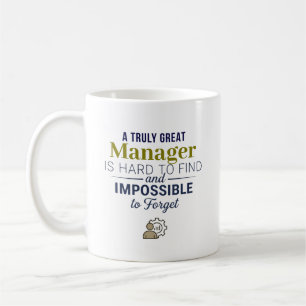 Great Manager Personalized Name Gift Coffee Mug