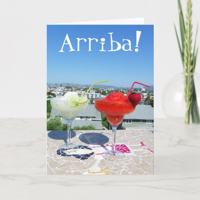Great Margarita Greeting Card! Card (Front)