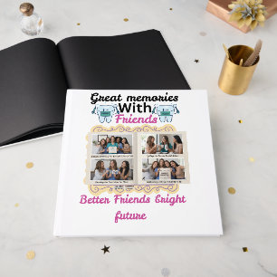 Great Memories with Friends Personalized Gift Cu Guest Book