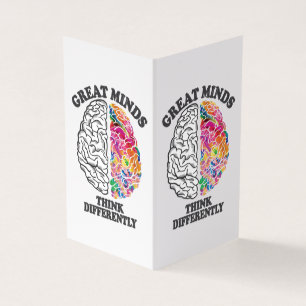 Great Minds Think Differently Brain