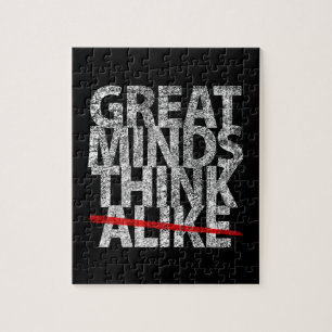 Great Minds Think Jigsaw Puzzle