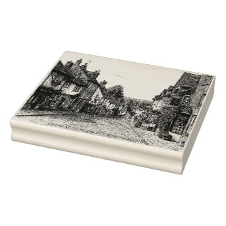 Great Missenden, Buckinghamshire, Vintage Sketch Rubber Stamp