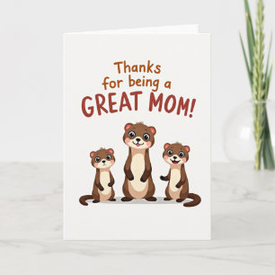 Great Mom Illustration Card