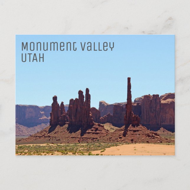 Great Monument Valley Postcard! Postcard (Front)