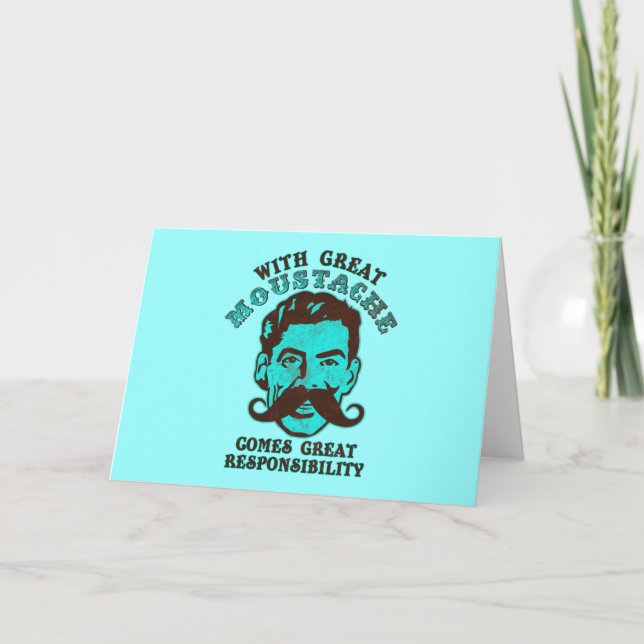 Great Moustache Card (Front)