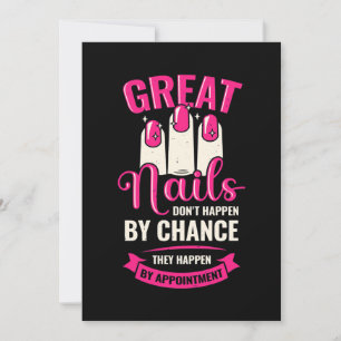 Great Nails Happen By Appointment Invitation