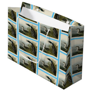 Great Northern Diver Loon Audubon Birds of America Large Gift Bag