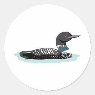 Great Northern Loon Classic Round Sticker