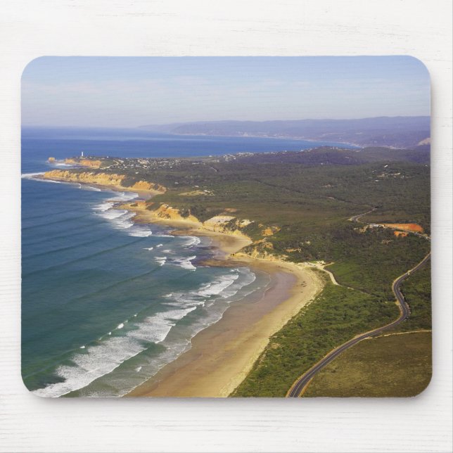Great Ocean Road and Split Point Lighthouse, Mouse Pad (Front)