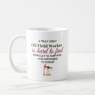 Great Oil Field Worker Personalized Name Gift Coffee Mug