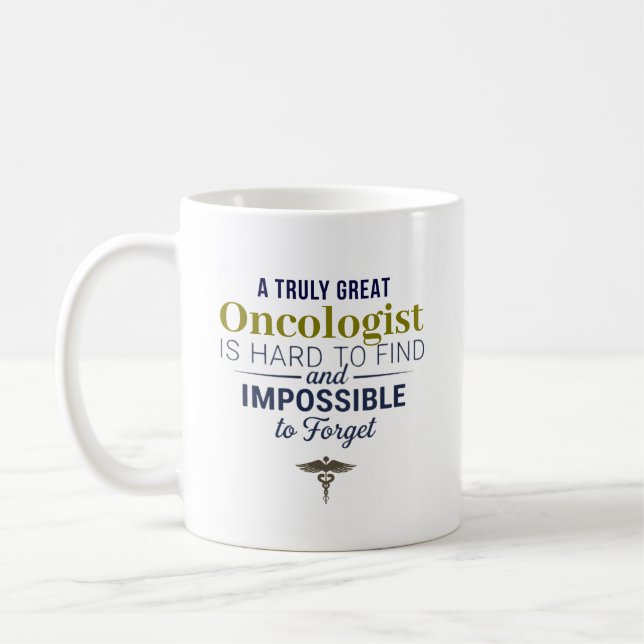Great Oncologist Personalized Name Gift Coffee Mug (Left)