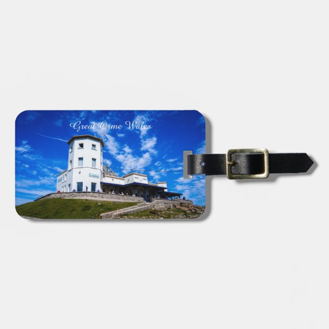 Great Orme Wales. Luggage Tag (Front Horizontal)