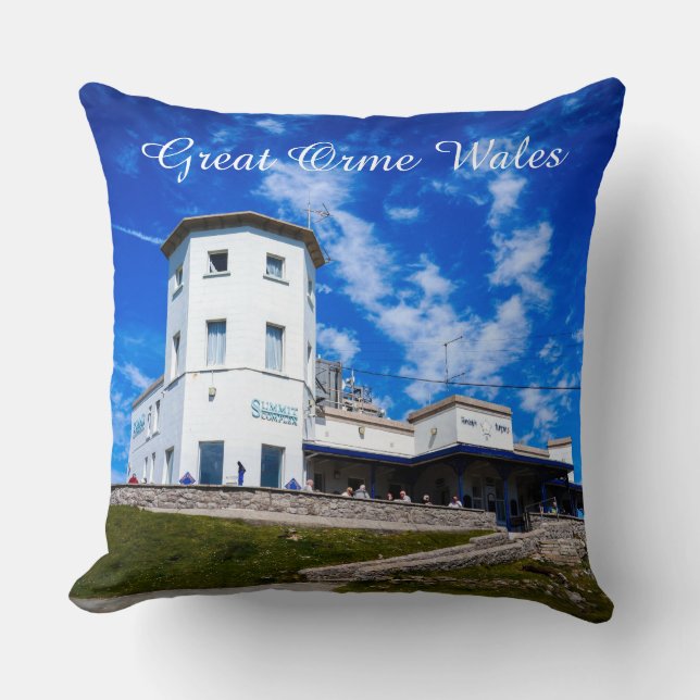 Great Orme Wales. Throw Pillow (Front)