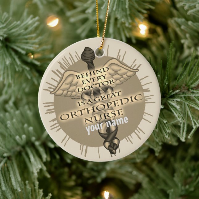 Great Orthopedic Nurse Ceramic Ornament (Tree)