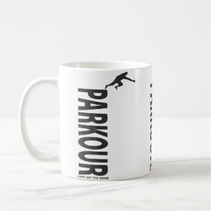 Great Parkour Life On The Edge Coffee Mug