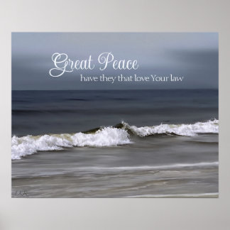 Great peace have they that love poster