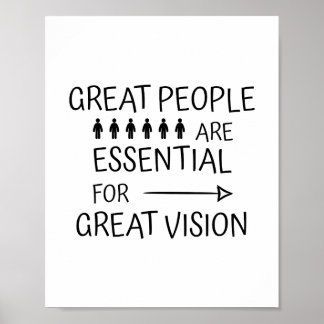 Great people Office & School > Promotional Product Poster