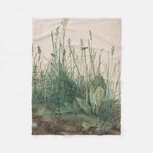 Great Piece of Turf (by Albrecht Dürer) Fleece Blanket