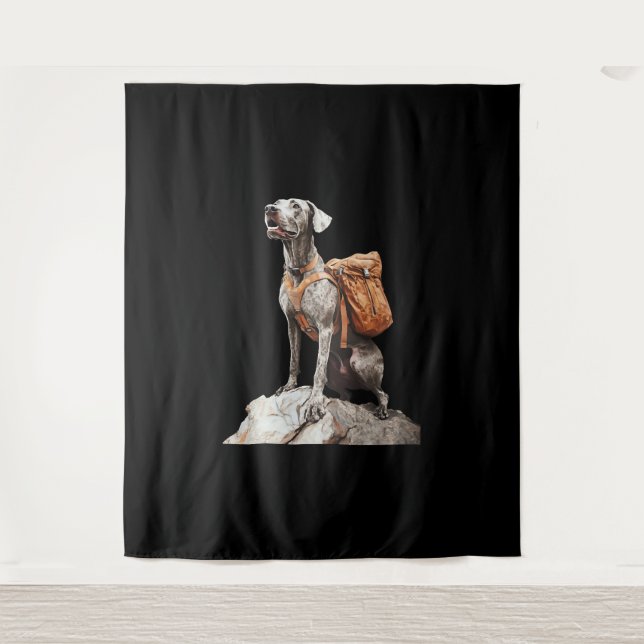 Great Pitbull Dane Tapestry (Front)