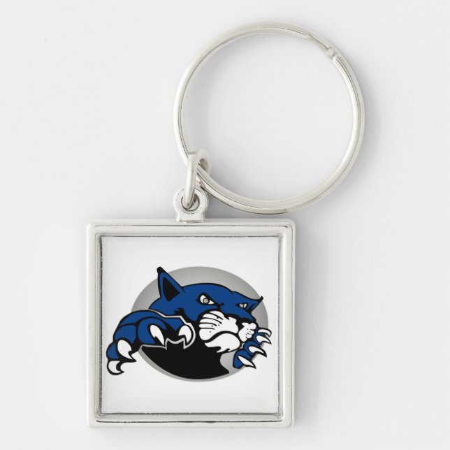 Great Plains Pop Warner Omaha Bobcats Under 12 Keychain (Front)