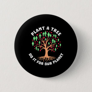 Great Planet Environmental Protection Nature 2 Inch Round Button