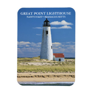 Great Point Lighthouse Nantucket MA Magnet