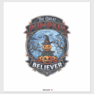 Great Pumpkin Believer Scarecrow Witch Hat Hallowe